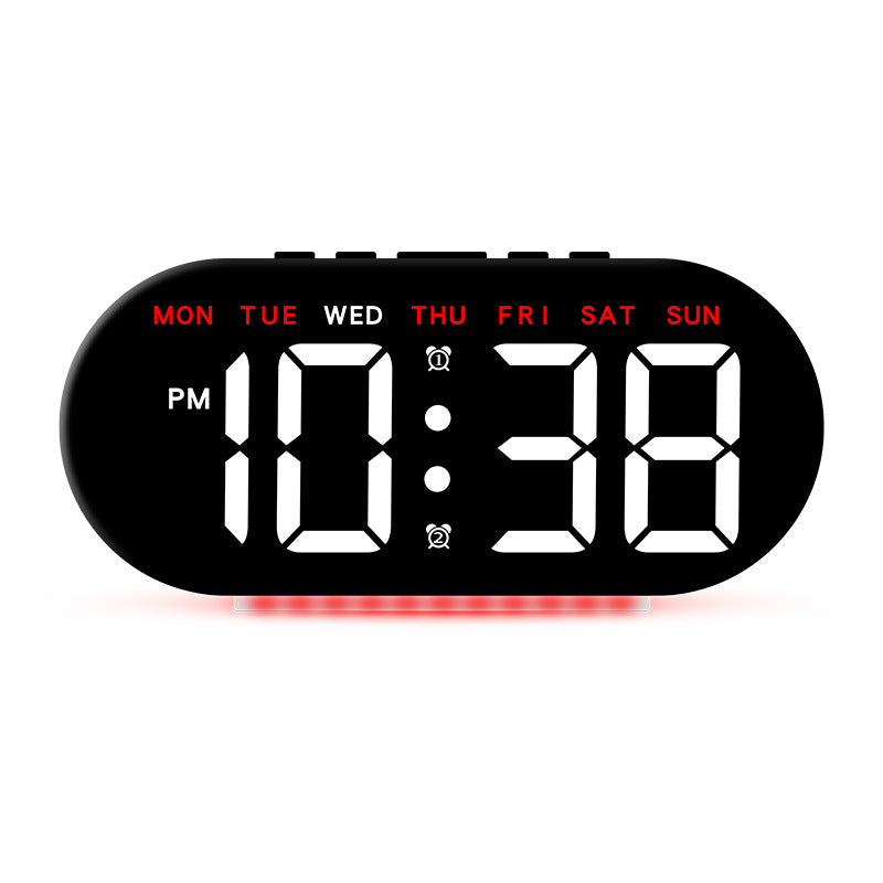 LED Digital Alarm Clock with Date Display