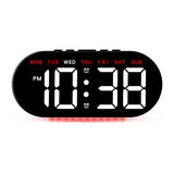 LED Digital Alarm Clock with Date Display