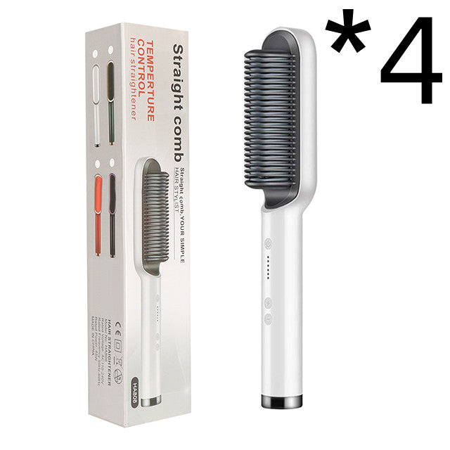 New 2-in-1 Hair Straightener & Curling Tong – Dual-purpose Electric Hair Brush - Straightening Brushes | Buy Online in UK