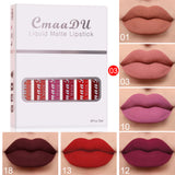 6 Boxes Matte Non-stick Waterproof Lipstick – Long Lasting Lip Gloss Set - Lipsticks | Buy Online in UK