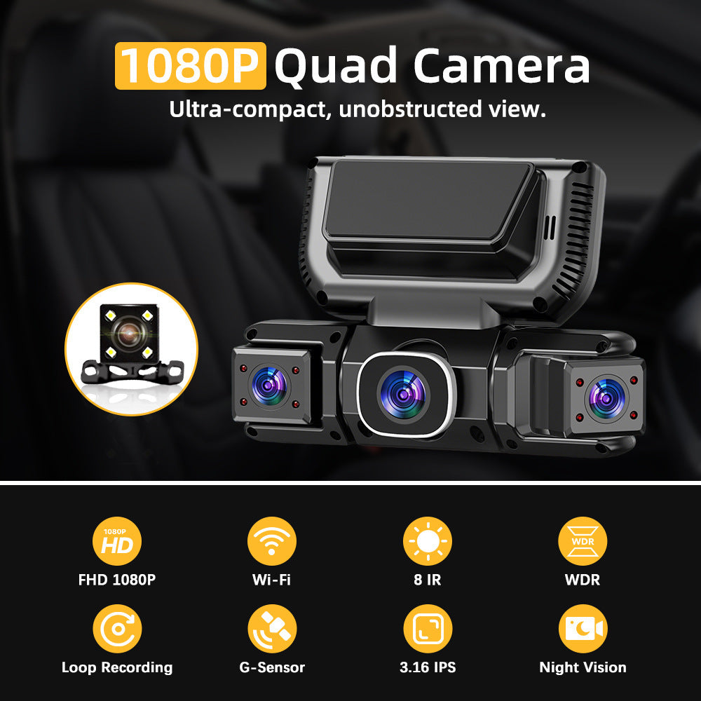 Car DVR Recorder Dash Cam Full HD Night Vision UK - Dash Video Cameras | Buy Online in UK