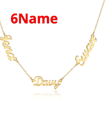 Personalized DIY Necklace With Name And Lock Steel Collar Chain