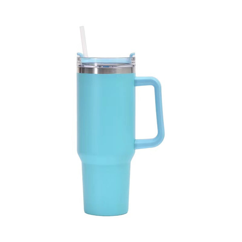 40oz Stainless Steel Insulated Tumbler with Straw – Bingba Leak‑Proof Travel Cup - Tumblers | Buy Online in UK