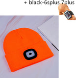 LED luminous knitted hat