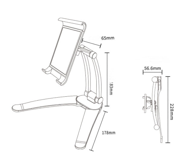 Aluminum Alloy Desktop Tablet Stand - Tablet Computer Docks & Stands | Buy Online in UK