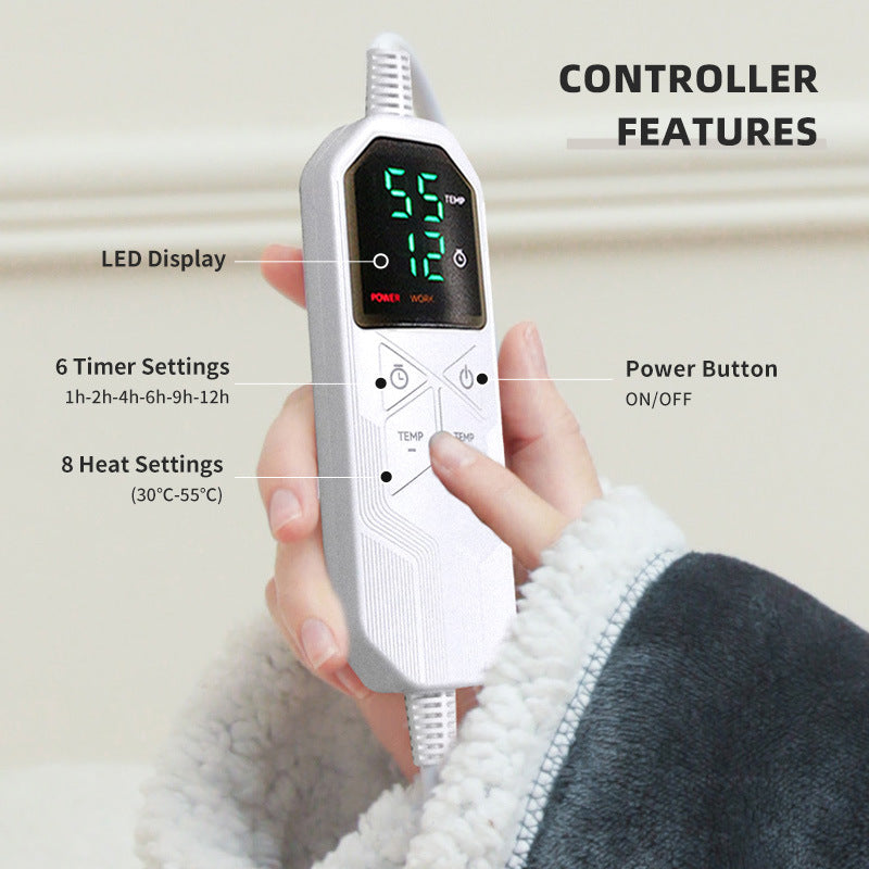 Smart Heating Blanket with Sleeves