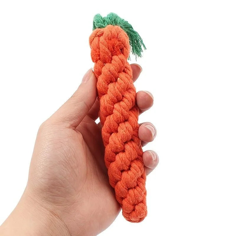 1Pc Pet Knot Toy for Dog and Cat Carrot Shape - Dog Toys | Buy Online in UK