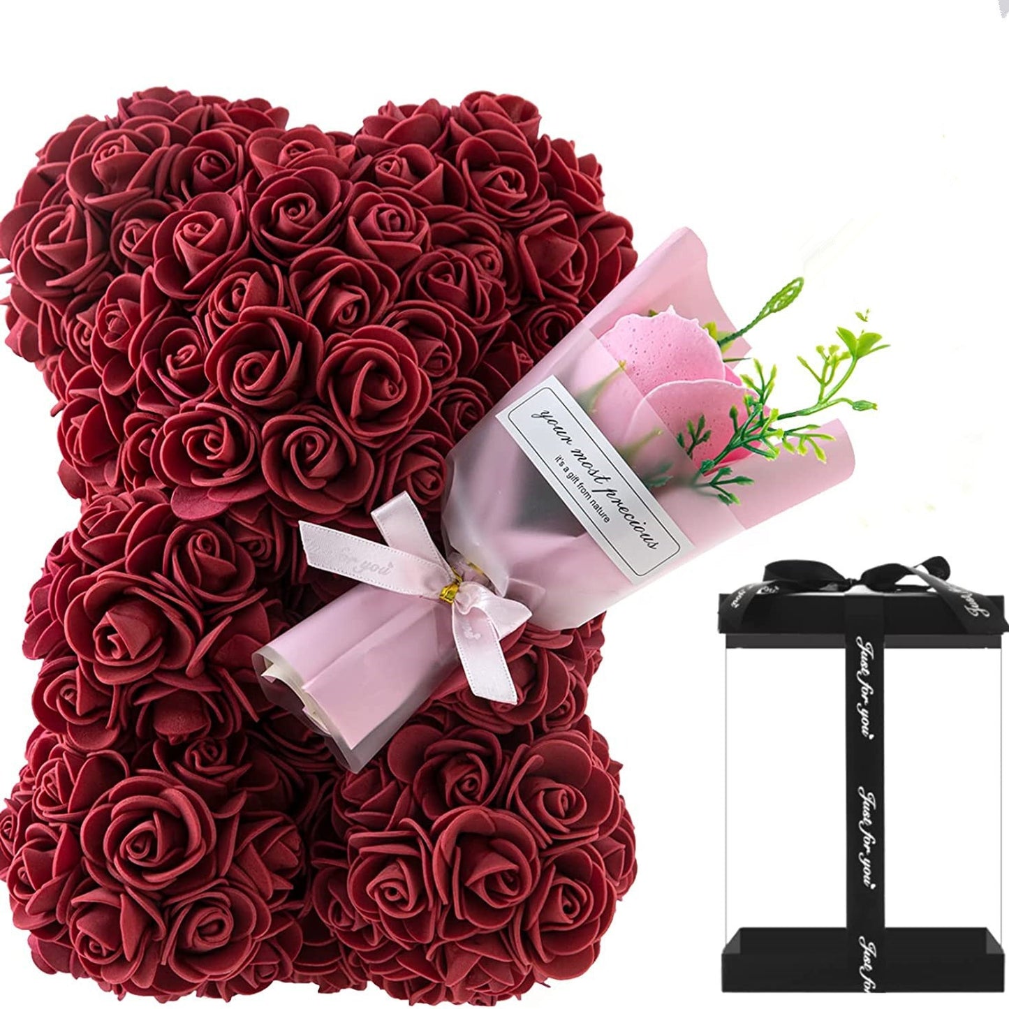 Preserved roses, rose bear flowers - Power Adapters & Chargers | Buy Online in UK