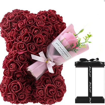 Preserved roses, rose bear flowers - Power Adapters & Chargers | Buy Online in UK