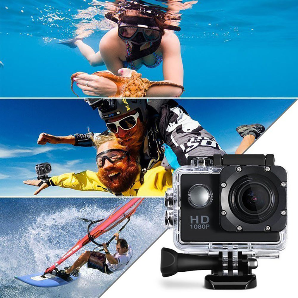 HD 1080P Action Sports Waterproof DV Camera – Capture Adventure in High Definition - Action Digital Cameras | Buy Online in UK