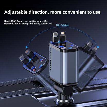C6 one-to-four mobile phone car charger 120W super fast charging product image