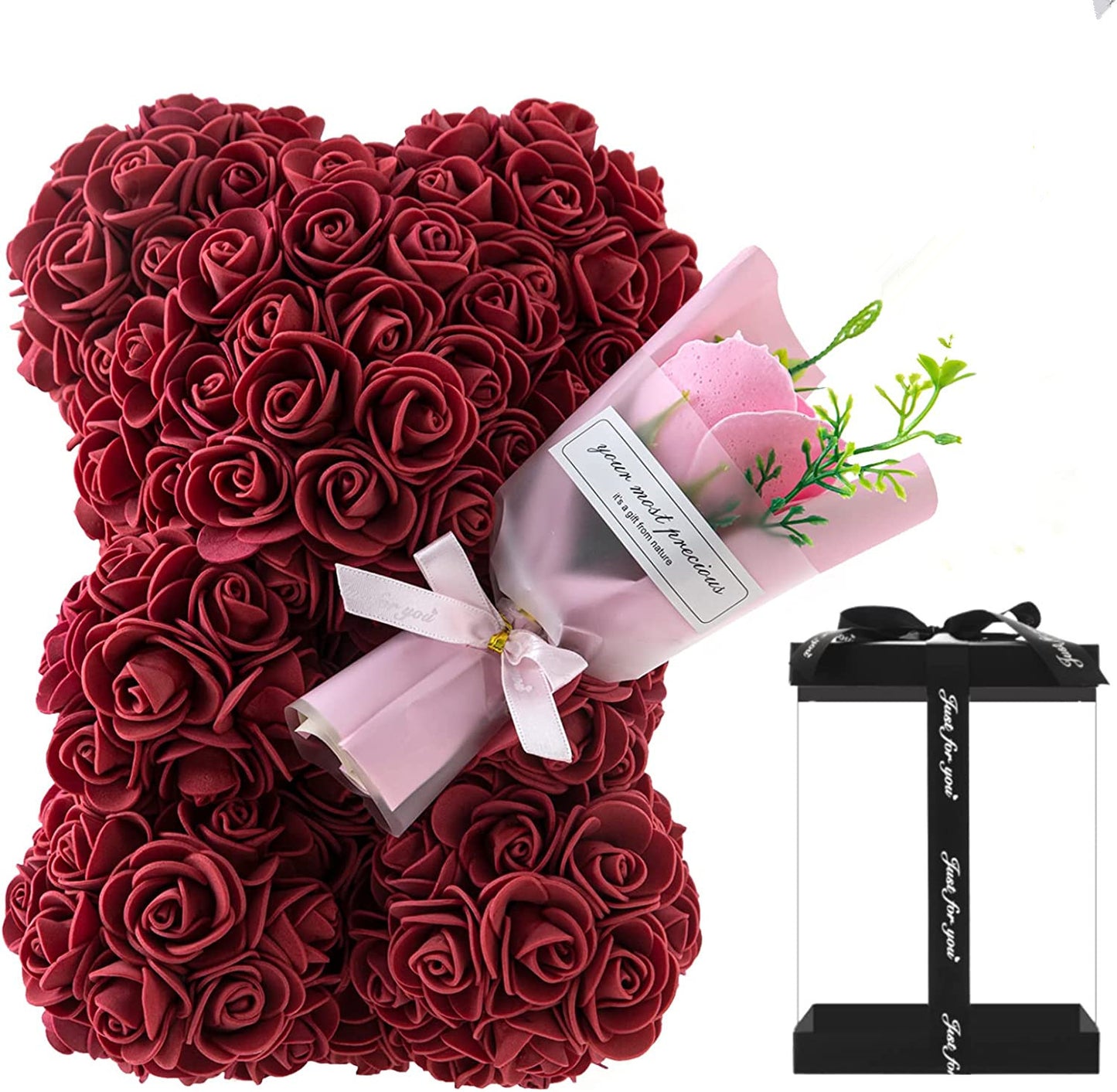 Preserved roses, rose bear flowers - Power Adapters & Chargers | Buy Online in UK
