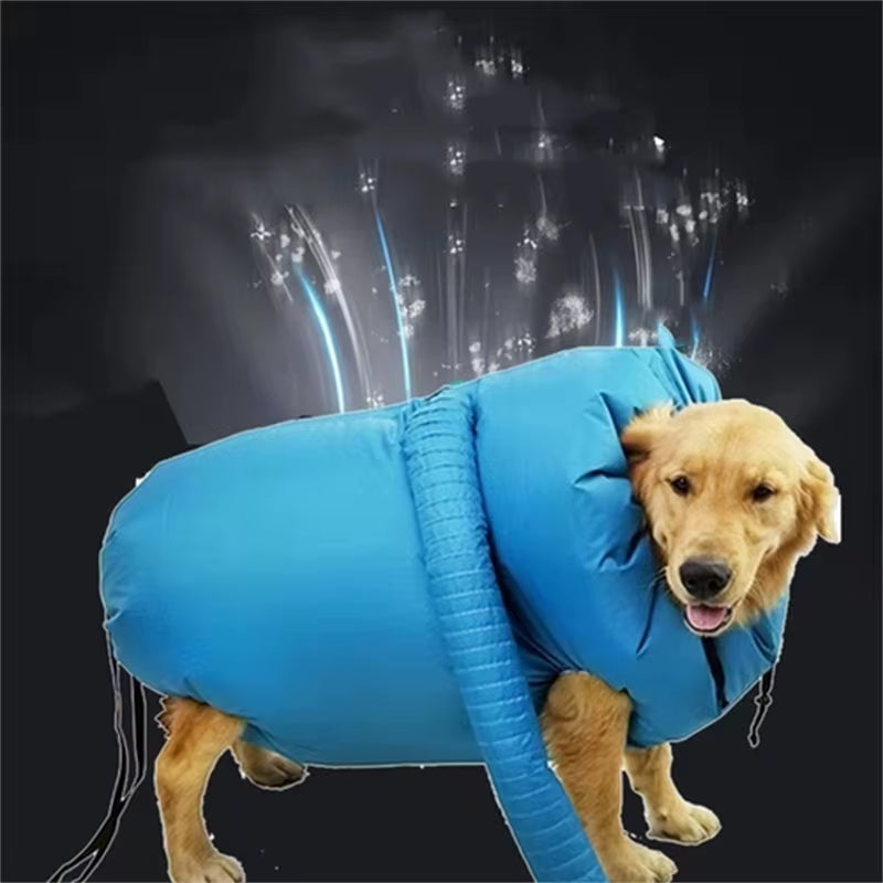 Pet Dogs Drying Bags Dryer Hair Blow Fast Portable Foldable Grooming Bag - Uncategorized | Buy Online in UK