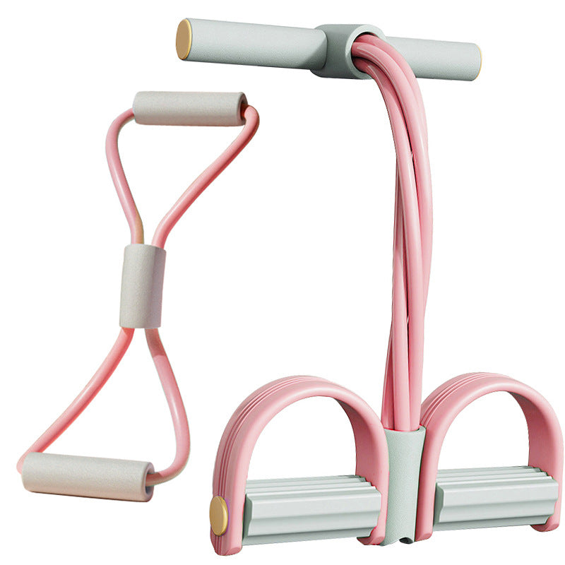 8-character tension device open back sit-ups pull rope four-tube pedal tension device pedal yoga fitness device generation