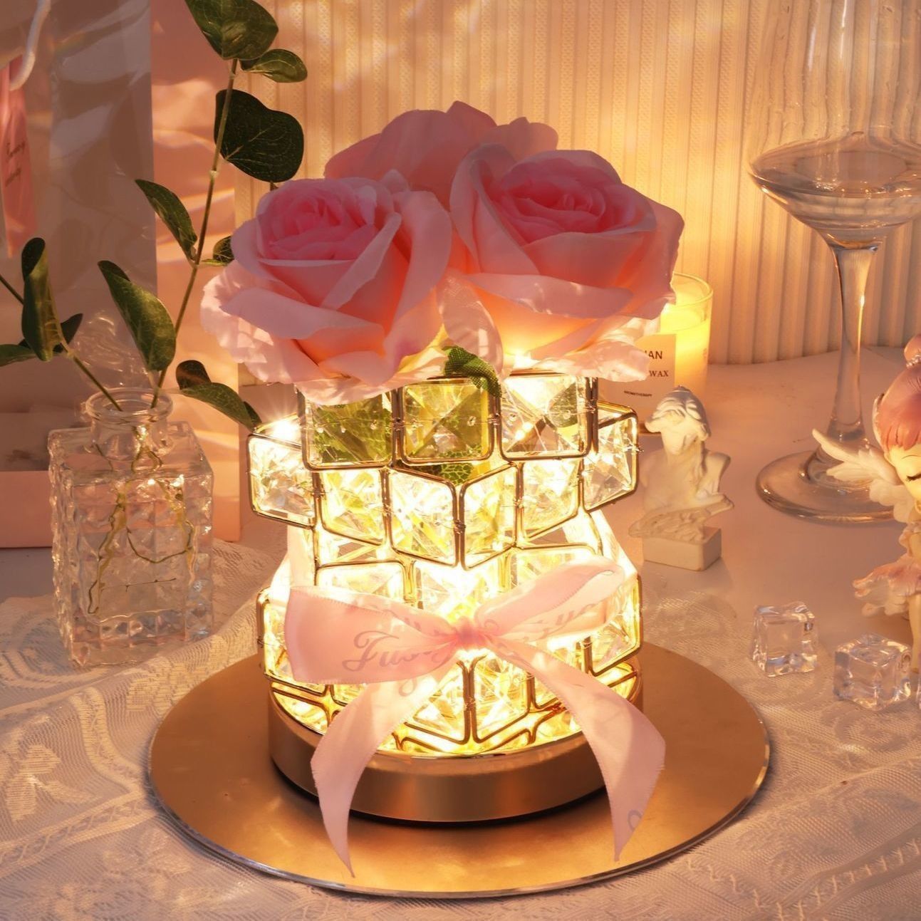Warm Crystal Night Light - Night Lights & Ambient Lighting | Buy Online in UK