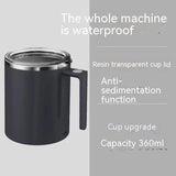 Portable Magnetic Automatic Mixing Coffee Cup – Rechargeable Smart Self‑Stirring Travel Cup - Mugs | Buy Online in UK