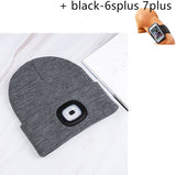 LED luminous knitted hat