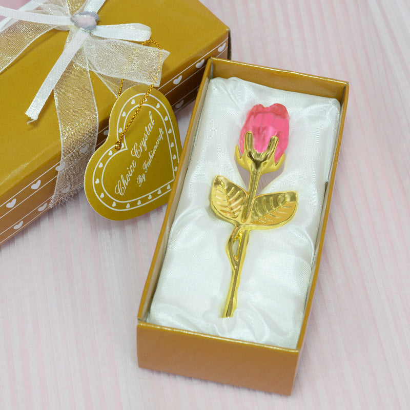 Crystal Rose Ornament - Holiday Ornaments | Buy Online in UK