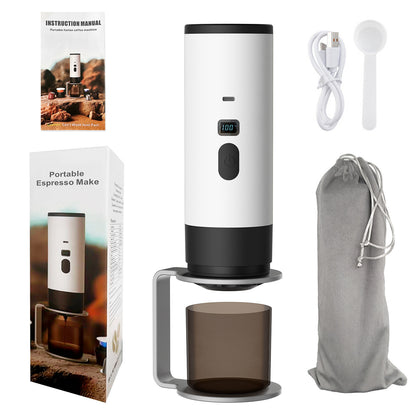 Buy Wireless Portable Espresso Machine for Car & Travel – Electric Capsule Coffee Maker in UK - High Quality Espresso Machines