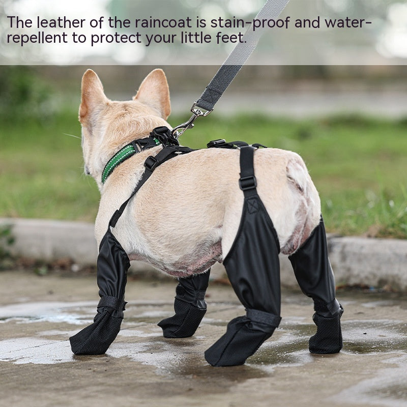 Waterproof Dog Shoes Adjustable Dog Boots Pet Breathable Shoes For Outdoor Walking Soft French Dog Shoes Pets Paws Protector Pet Products