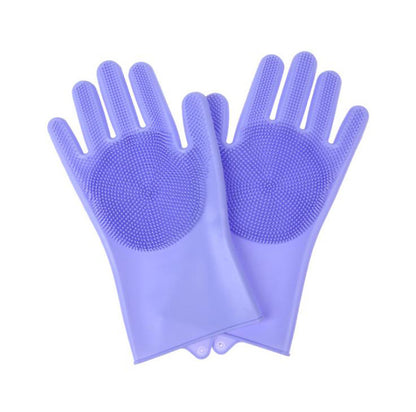 Pet Silicone Bath and Grooming Gloves - Gloves | Buy Online in UK