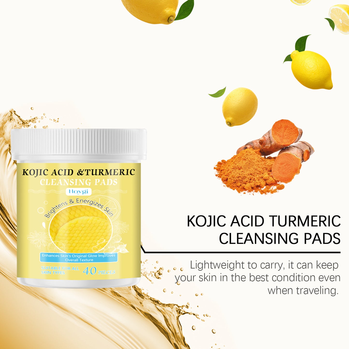 Turmeric Kojic Acid Cleansing Gasket Face Daily Cleaning