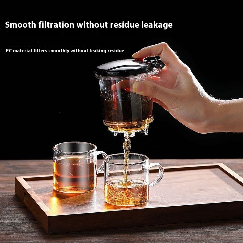 High Temperature Resistant Elegant Household One-click Filtering Tea Cup - Teapots | Buy Online in UK