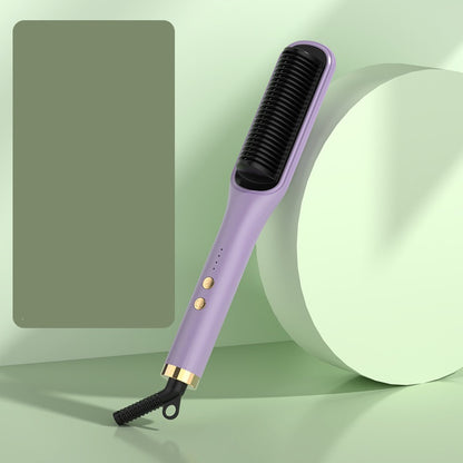 Anion Hair Care Electric Hair Curlers & Straightener Comb – Dual Function for Smooth Curls - Straightening Brushes | Buy Online in UK