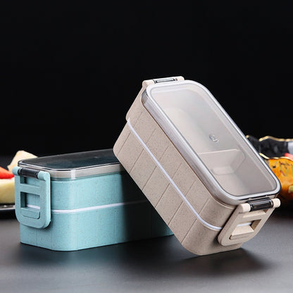Healthy Microwave‑Safe Lunch Box – BPA‑Free Heat‑Resistant Dinnerware for Work, School & Meal Prep - Lunch Containers | Buy Online in UK