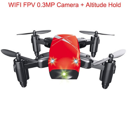 Micro Foldable RC Drone with Camera – WiFi App Control Quadcopter Helicopter for Kids - Drones | Buy Online in UK