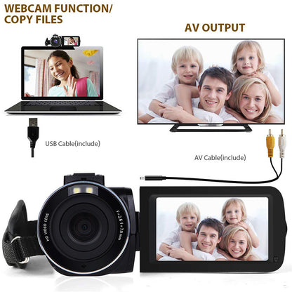 HD Digital Camera – Capture Stunning Photos with Clarity - Camcorders | Buy Online in UK