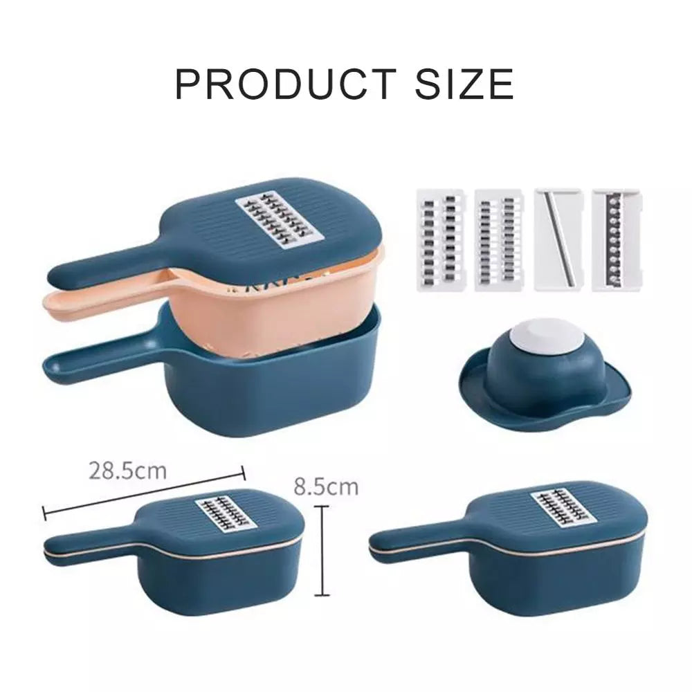 Multifunction Vegetable Cutter – 4‑in‑1 Peeler, Grater & Slicer for Fruits, Potatoes, Carrots & Cheese - Kitchen Slicers | Buy Online in UK