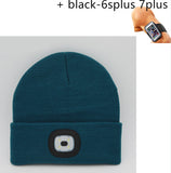 LED luminous knitted hat