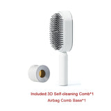 Self-Cleaning Hair Brush for Women – One-Key Cleaning, Anti-Static Hair Loss Comb - Hair Combs | Buy Online in UK