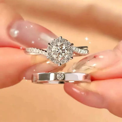 Buy Six-Prong Imitation Diamond Ring for Women | Classic Engagement Style UK in UK - High Quality Rings