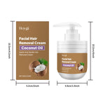 Coconut Facial Gentle Hair Removal Cream For Men And Women