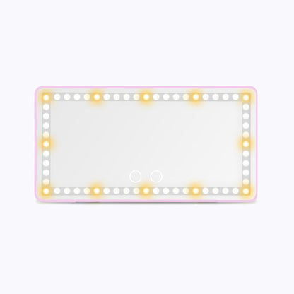 Buy Car Makeup Mirror with LED Lights Sun Visor Vanity Mirror USB Rechargeable UK in UK - High Quality Motor Vehicle Mirrors