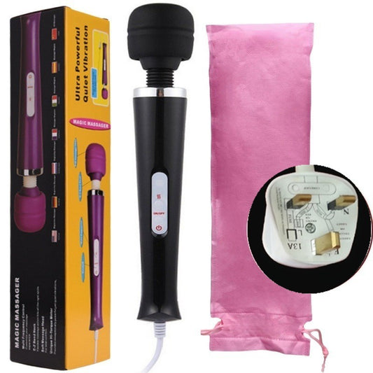 20 Speed Magic Massager Wand Full Body Pain Powerful Waterproof 10 Vibration - Electric Massagers | Buy Online in UK
