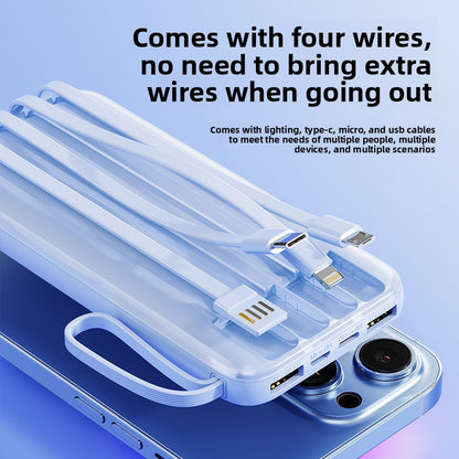 Portable Power Bank with Built-in Cable | Fast Charging Travel Charger UK - Power Banks | Buy Online in UK