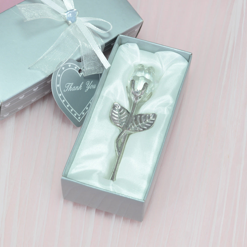 Crystal Rose Ornament - Holiday Ornaments | Buy Online in UK