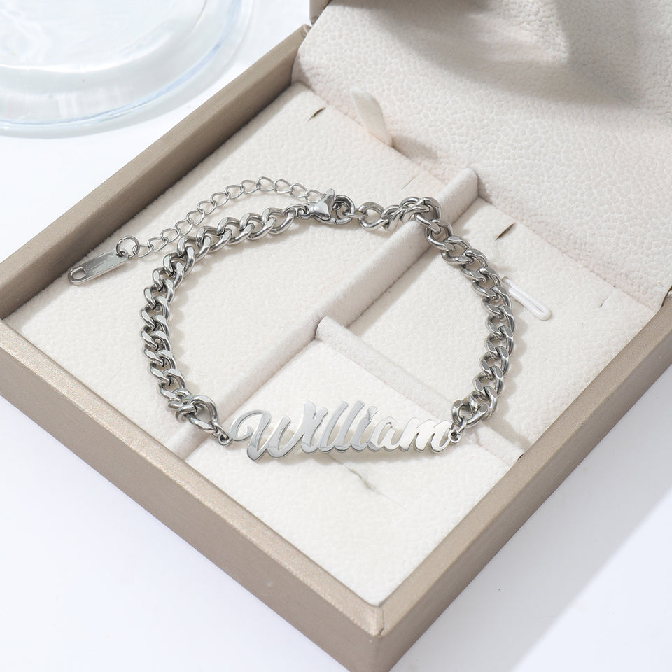 Personalised Letter Bracelet Anklet for Women Gift