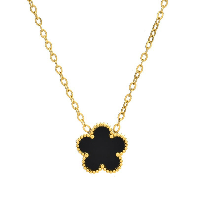 Clover Five-Petal Bracelet Jewelry – Lucky Flower Charm Bracelet for Women