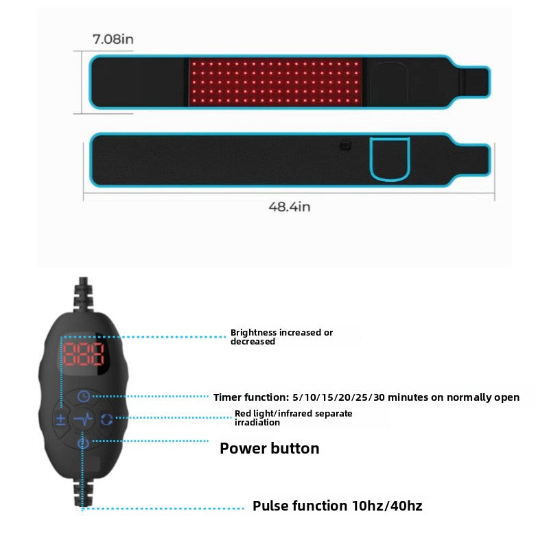 Red Light Therapy Waist Belt
