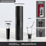 Electronic Bottle Opener Qier Plastic USB Rechargeable Wine Electric Electronic Bottle Opener