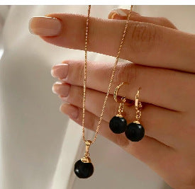 Elegant Pearl Imitation Jewelry Set for Women
