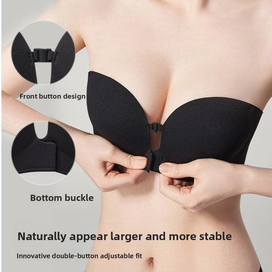 Front Buckle Strapless Underwear for Women - Invisible Seamless Fit