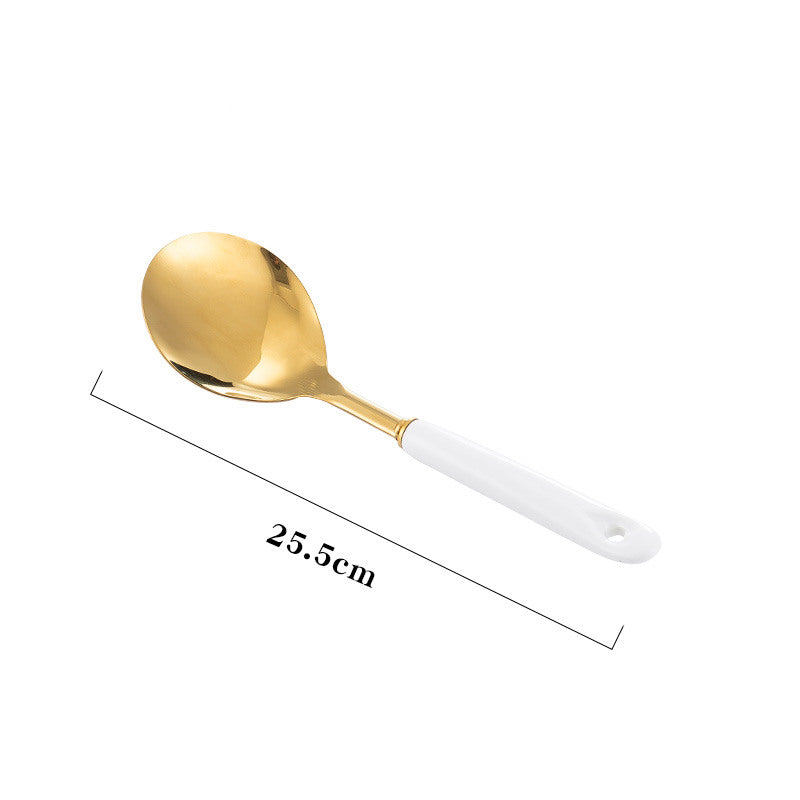 Nordic Stainless Steel Kitchen Utensils Set-14