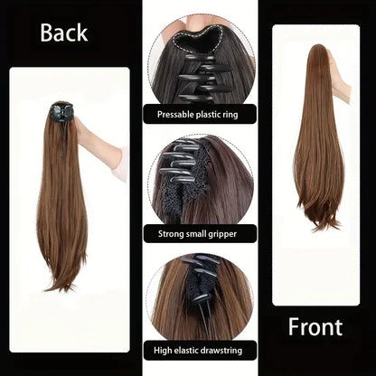 Synthetic Curly Ponytail Extension Clip In-3