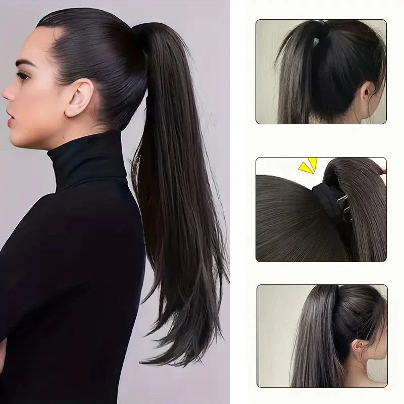 Synthetic Curly Ponytail Extension Clip In-4