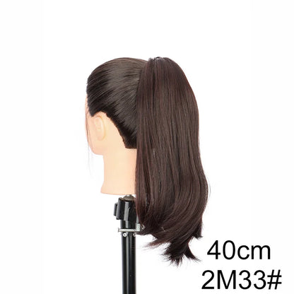 Synthetic Curly Ponytail Extension Clip In-12
